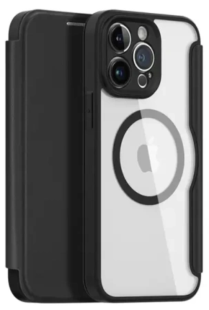 Чехол книжка iPhone 15 Pro Max 6.7" Dux Ducis Skin X pro Black