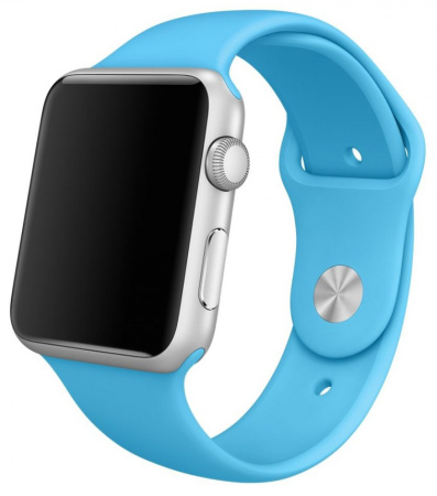 Силиконовый ремешок Gurdini Apple Watch 38/40 mm (S/M) Surf Blue