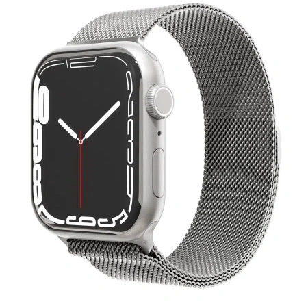 Ремешок VLP для Apple Watch 38/40/41 из нержавеющей стали, серебристый