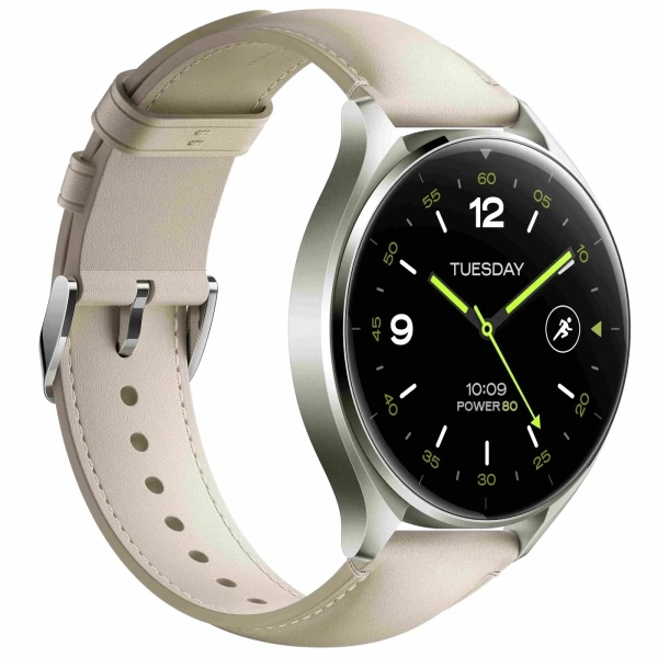 Смарт-часы Xiaomi Watch 2 с кожаным ремешком бежевого цвета Смарт-часы Xiaomi Watch 2 с кожаным ремешком бежевого цвета
