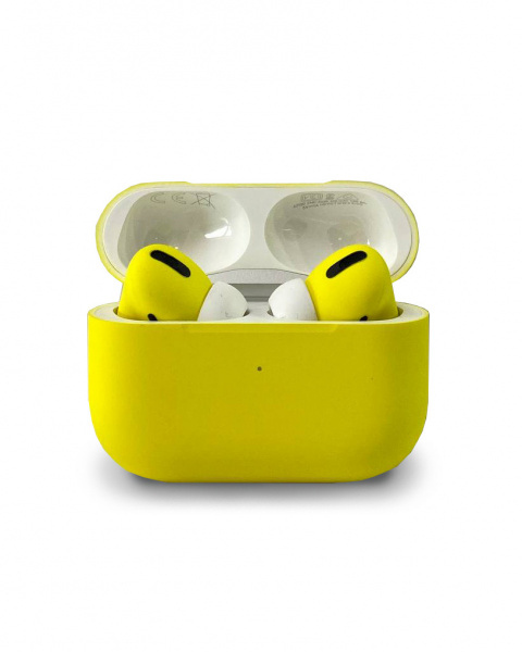 Беспроводные наушники Apple  Airpods Pro Color Yellow Matte