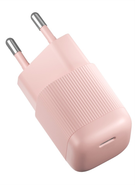 Сетевая зарядка Gurdini Mini Wave 20W USB-C (1 port) Розовый