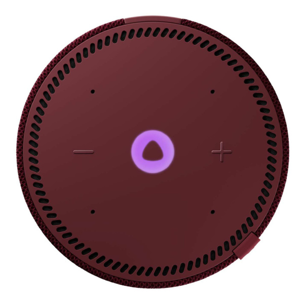 Яндекс Станция Мини 2 с часами Красная