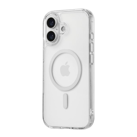 Чехол защитный uBear Real Mag Case для iPhone 17, MagSafe, усиленный, Прозрачный Чехол защитный uBear Real Mag Case для iPhone 17, MagSafe, усиленный, Прозрачный