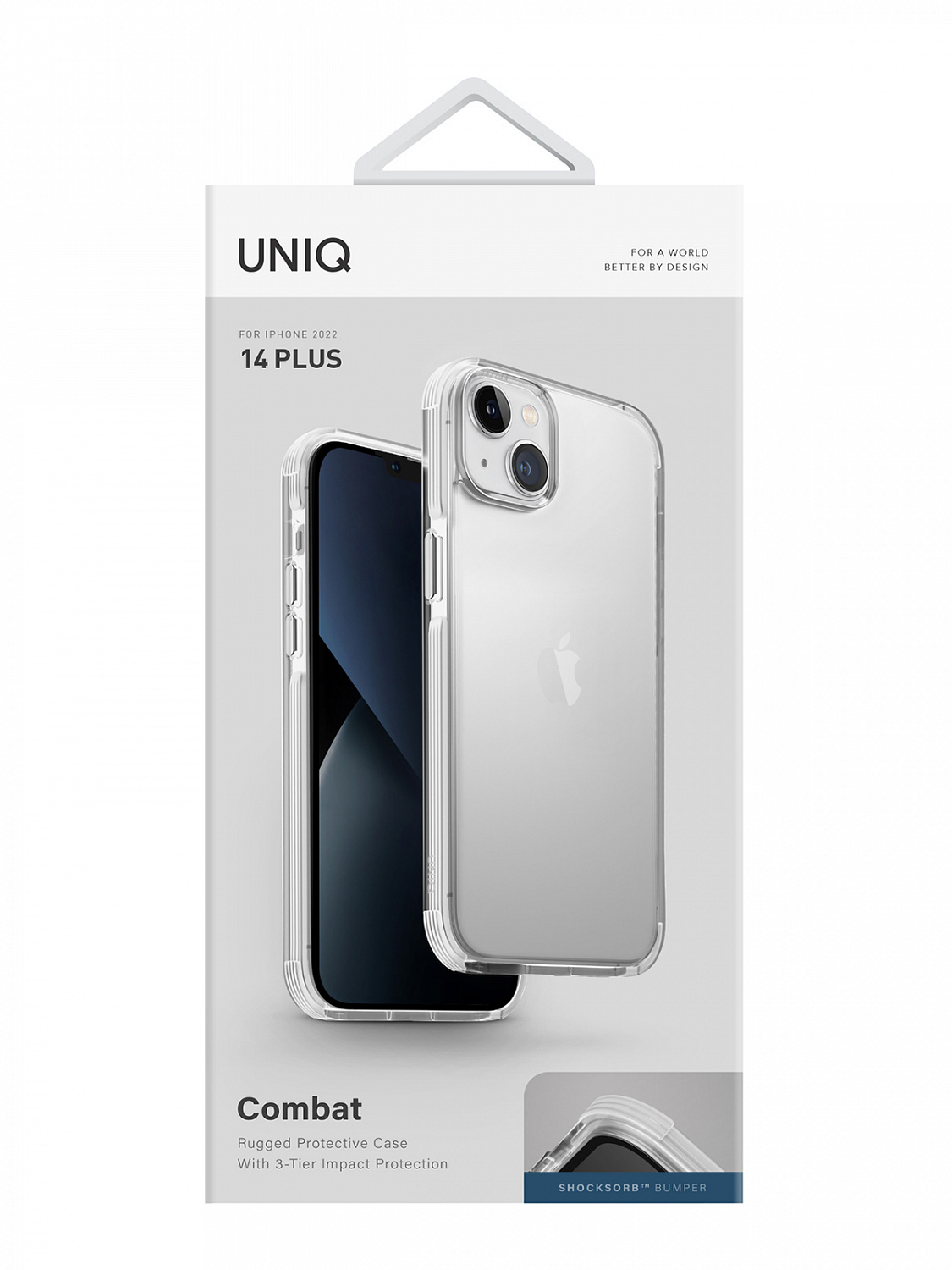 Uniq для iPhone 14 Plus чехол Combat White