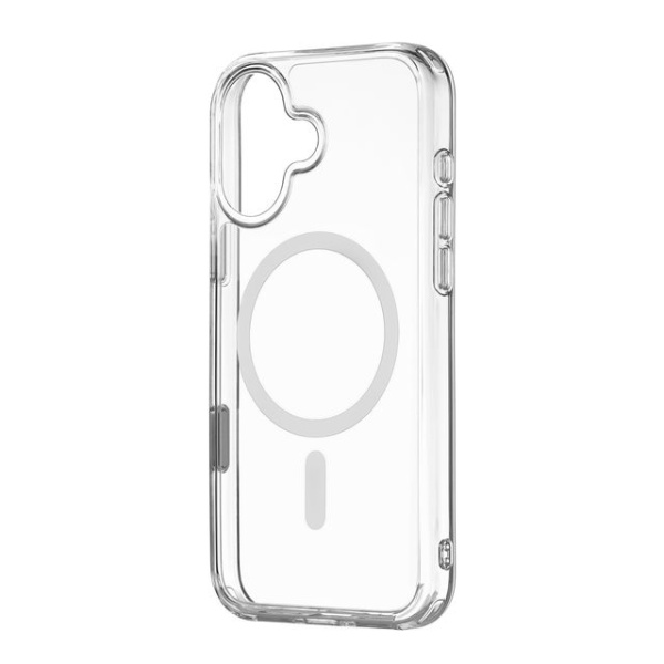 Чехол защитный uBear Real Mag Case для iPhone 17, MagSafe, усиленный, Прозрачный Чехол защитный uBear Real Mag Case для iPhone 17, MagSafe, усиленный, Прозрачный