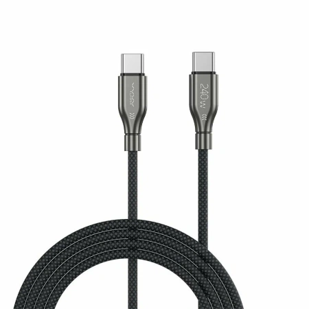 Кабель Vyvylabs Hardcore Series Fast Charging Cable Type-C to Type-C 60W Dark Gray
