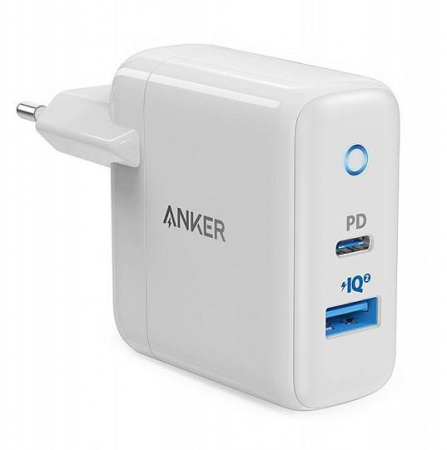 Сетевое зарядное устройство Anker PowerPort PD+2 A2636 20Wc+15W(A263 6G21)