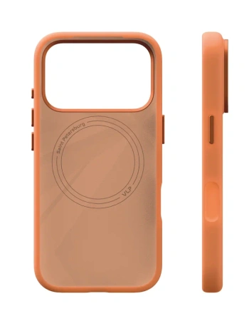 Чехол защитный VLP Aster Pro Case с MagSafe для iPhone 17 Pro, оранжевый