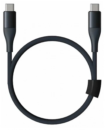 Кабель Type-C/Type-C Xiaomi (Mi) SOLOVE 100 см 20W PD 3А нейлоновая оплетка (DW3 Dark Grey), темно-серый