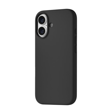 Чехол защитный uBear Touch Mag Case для iPhone 17, MagSafe, силикон, софт-тач, Черный