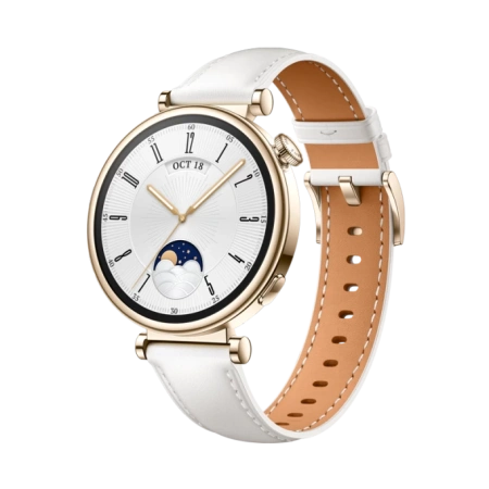 Смарт-часы Huawei Watch GT 4 41mm, белые с белым ремешком Смарт-часы Huawei Watch GT 4 41mm, белые с белым ремешком