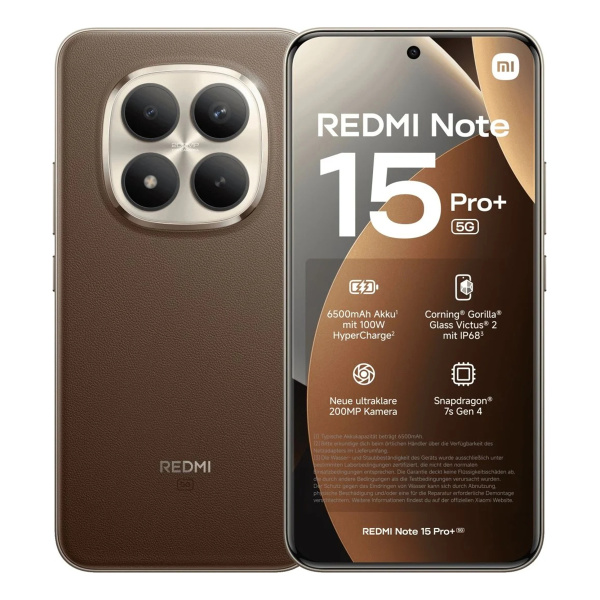 Xiaomi Redmi Note 15 Pro+ 8/256 5G Brown