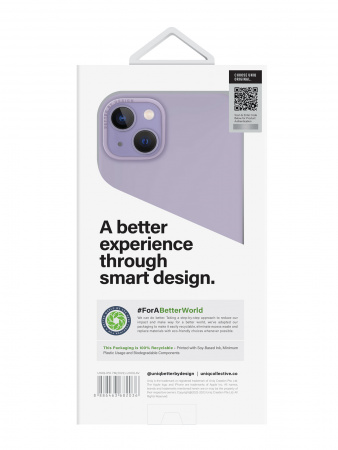 Uniq для iPhone 14 Plus чехол LINO Lavender Uniq для iPhone 14 Plus чехол LINO Lavender