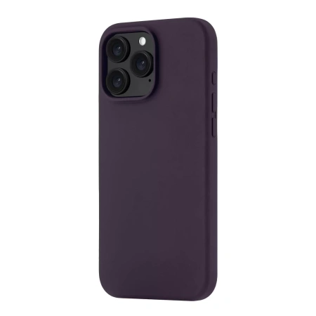 Чехол на iPhone 14 Plus Leather Case purple