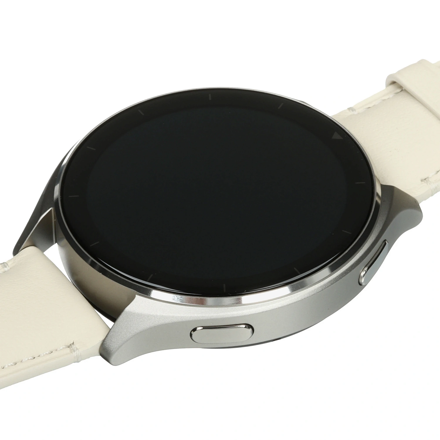 Смарт-часы Xiaomi Watch 2 с кожаным ремешком бежевого цвета