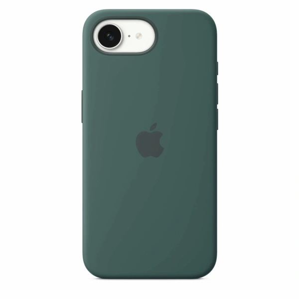 Чехол накладка для iPhone 16e 6.1" (2025) Silicone Case with Magsafe Lake Green