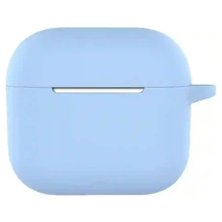 Чехол для Airpods 4 Gurdini силиконовый голубой