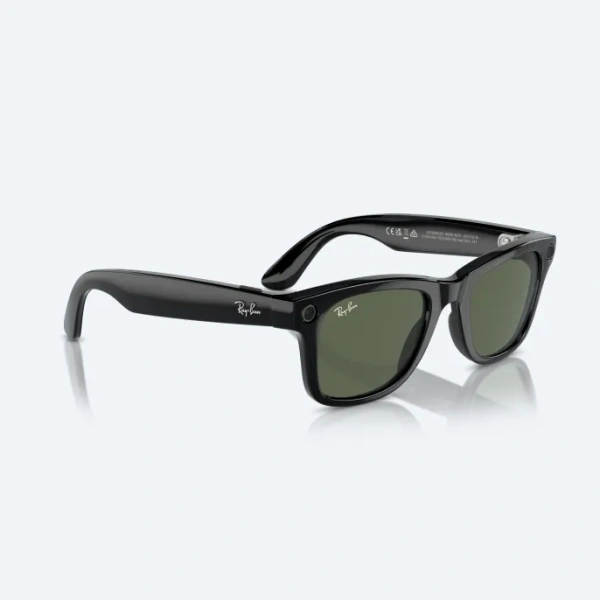 Умные очки Ray-Ban Meta Smart Glasses Wayfarer Shiny Black/G15 Green Умные очки Ray-Ban Meta Smart Glasses Wayfarer Shiny Black/G15 Green