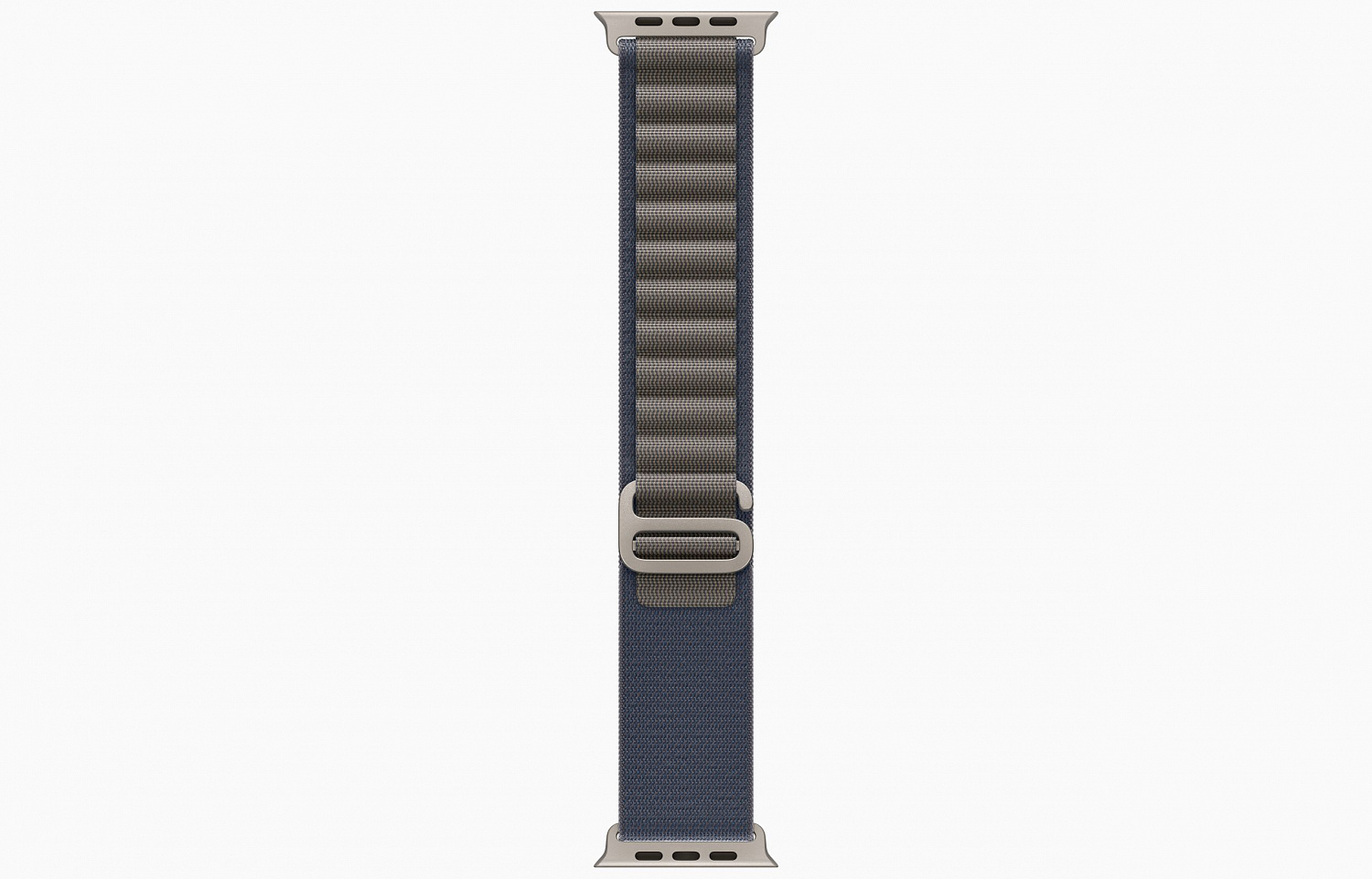 Apple Watch Ultra 2 Titanium Case with Blue Alpine Loop Large
