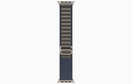 Apple Watch Ultra 2 Titanium Case with Blue Alpine Loop Large