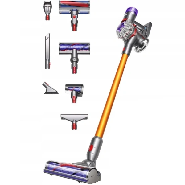 Вертикальный пылесос Dyson V8 Absolute (SV25), Silver/Yellow Вертикальный пылесос Dyson V8 Absolute (SV25), Silver/Yellow