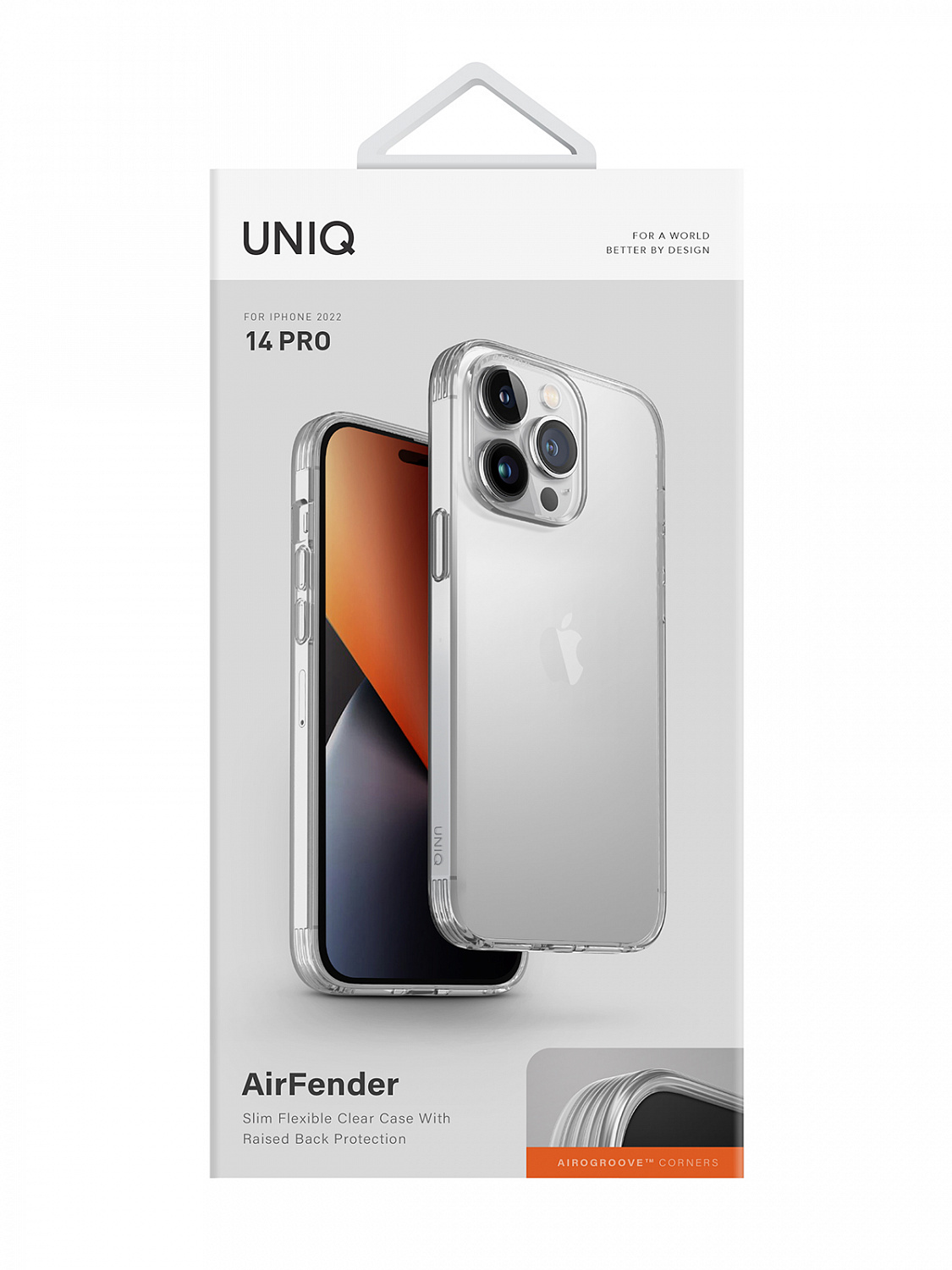 Чехол для iPhone 14 Pro Uniq Air Fender Clear