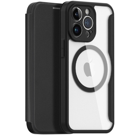 Чехол книжка iPhone 15 6.1" Dux Ducis Skin X pro Black