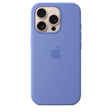 Чехол накладка для iPhone 16 Pro Max 6.9" Silicone Case (Button/Magsafe) Periwinkle