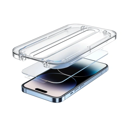 Стекло защитное uBear Extreme Nano Shield для iPhone 14 Pro, с аппликатором Easy App, алюмосиликатное