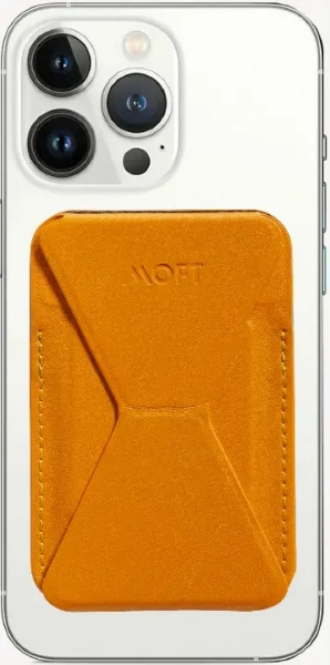 Картхолдер подставка для iPhone Moft Snap-On Yellow