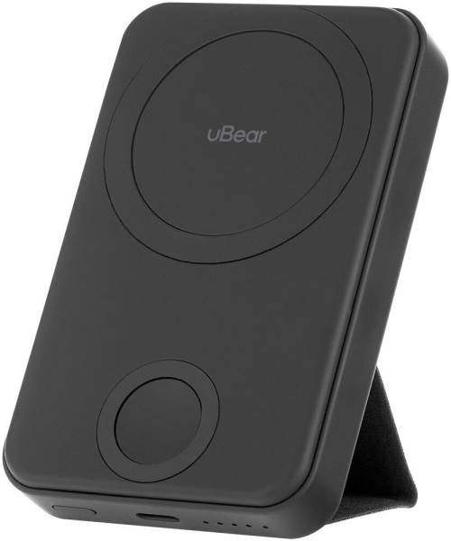 Внешний аккумулятор uBear Range с MagSafe и для Apple Watch 10000 mAh, 20W, черный Внешний аккумулятор uBear Range с MagSafe и для Apple Watch 10000 mAh, 20W, черный