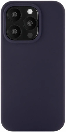 Чехол защитный uBear Touch Mag Case, iPhone 15 Pro, MagSafe, силикон, темно-фиолет